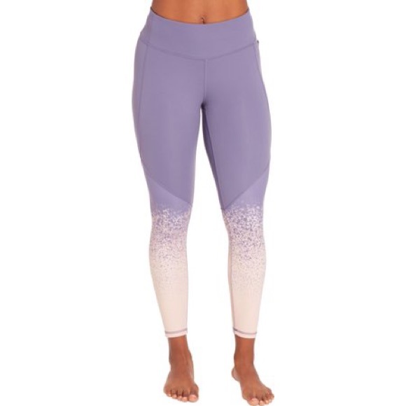 CALIA by Carrie Underwood Pants - calia // energize 7/8 ombre splatter leggings